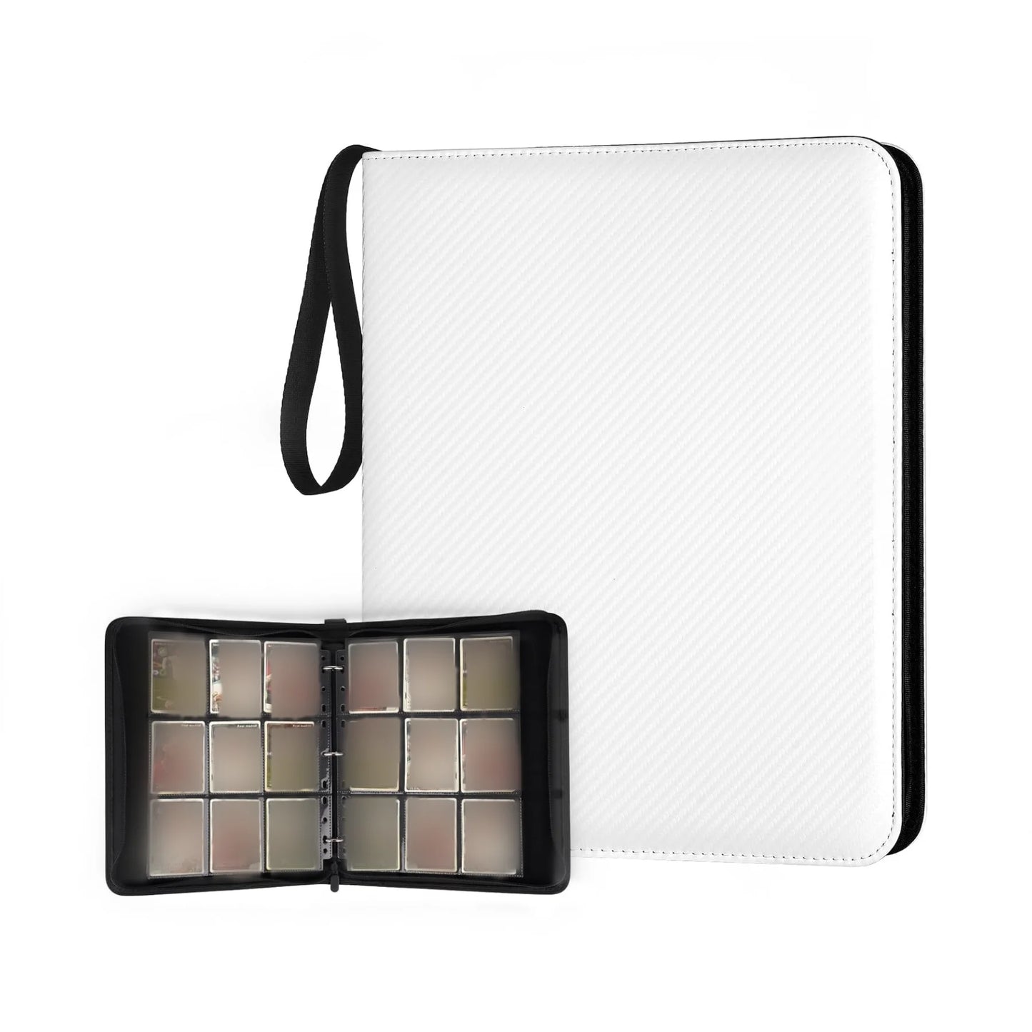 900 Pockets Card Binder Sleeves with Zipper, Double Sided Pockets Card Holder