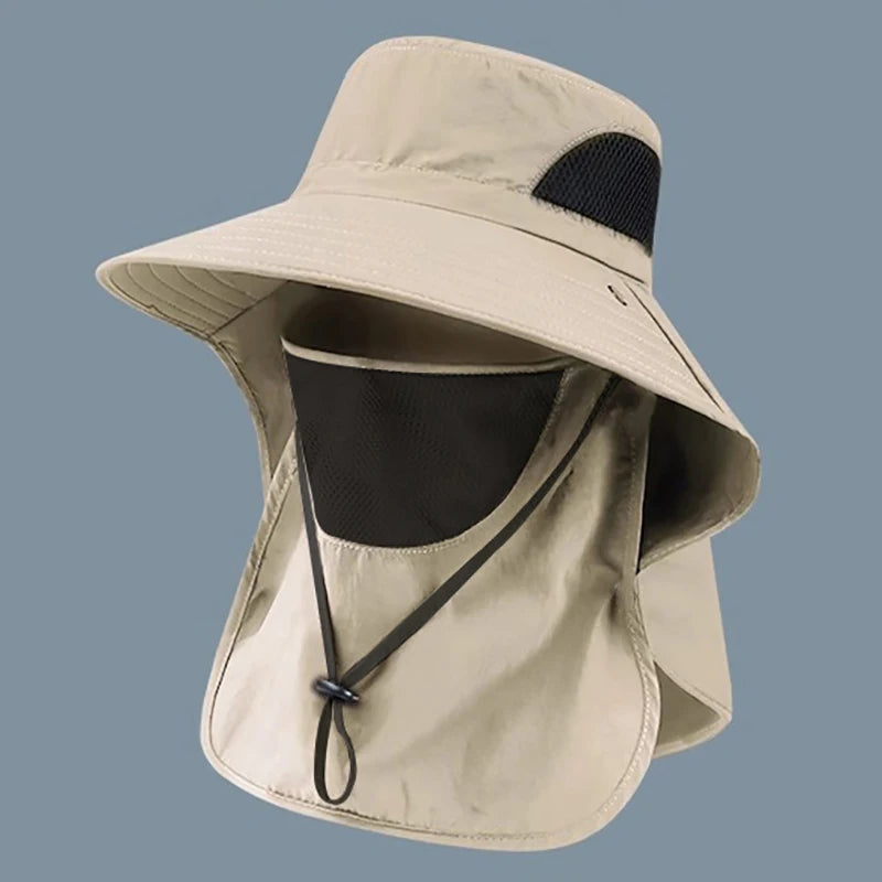 Summer Sun Hats UV Protection Outdoor Hunting Fishing Cap Hiking Camping Visor Bucket Hat