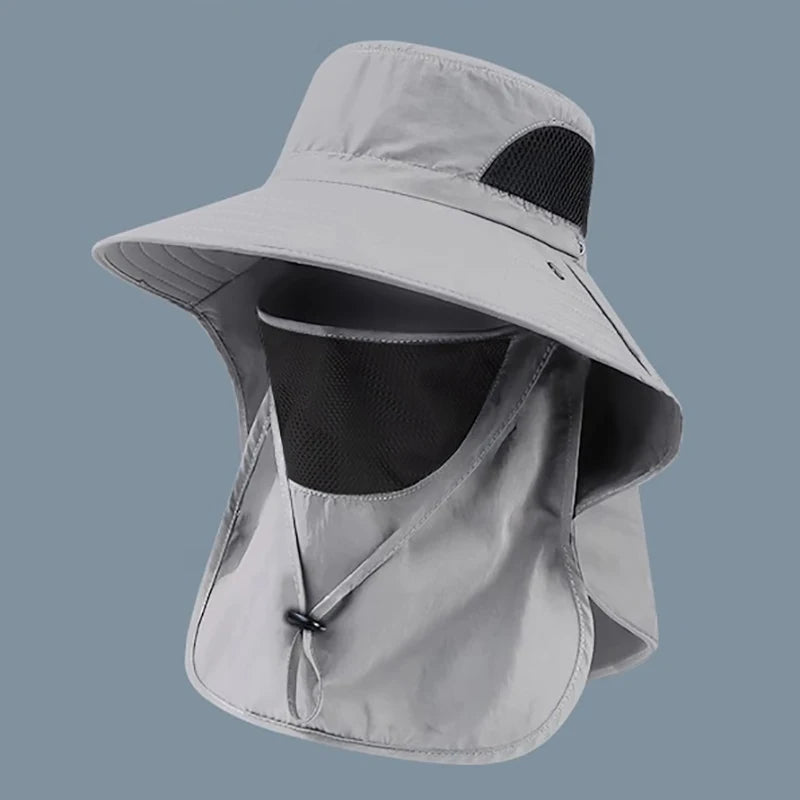 Summer Sun Hats UV Protection Outdoor Hunting Fishing Cap Hiking Camping Visor Bucket Hat