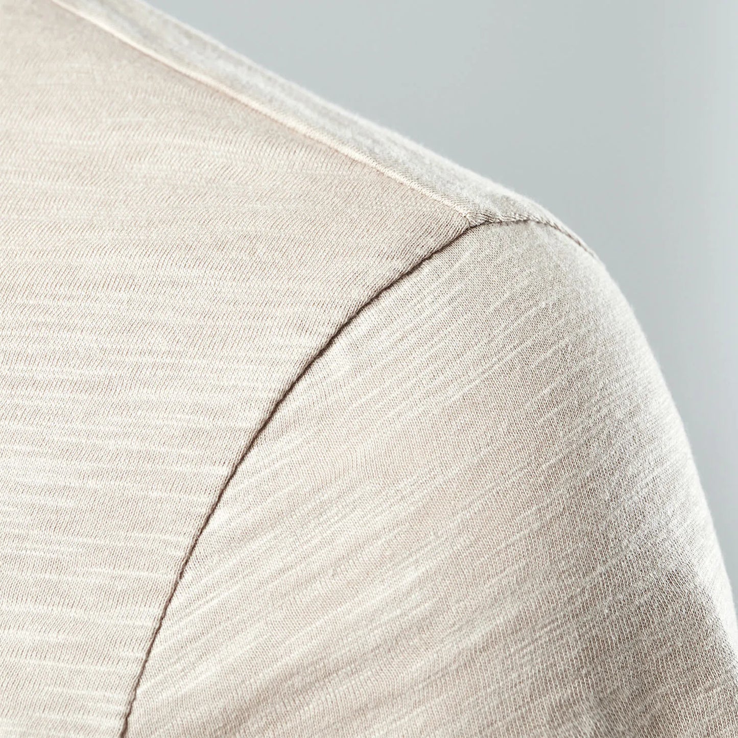 Men Casual Summer Short Sleeve Henry neck T-Shirt