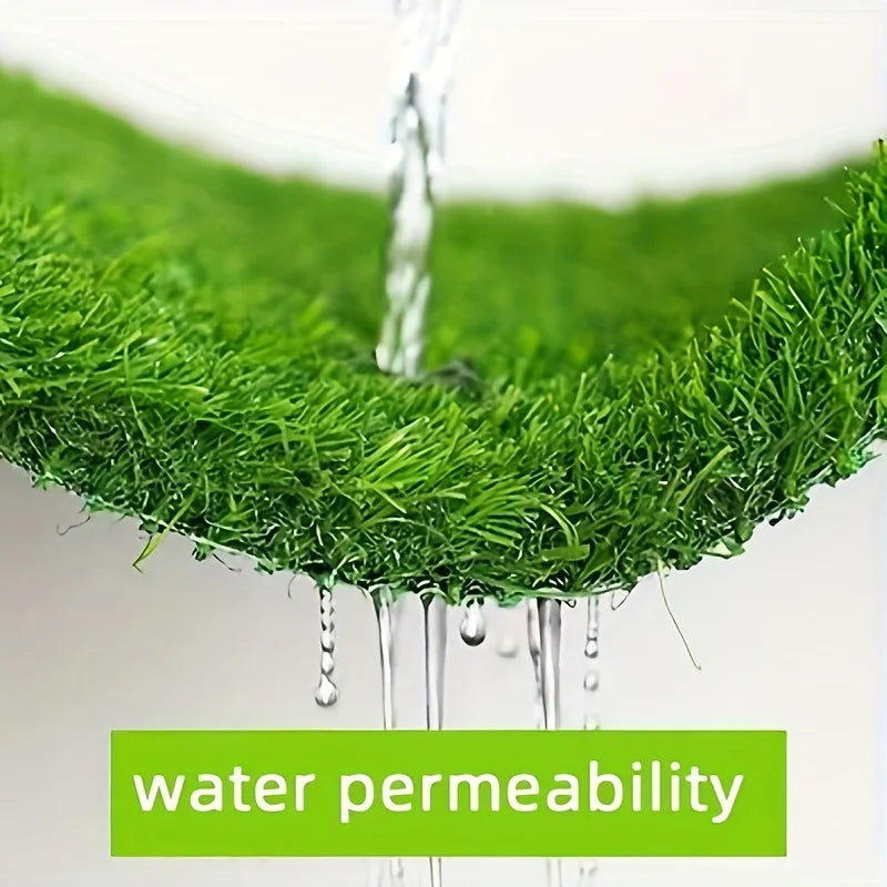 Aritificial Realistic Grass Pad, Simulation Pet Lawn Mats, Thick Synthetic Fake Mat For Outdoors 20x30 inches